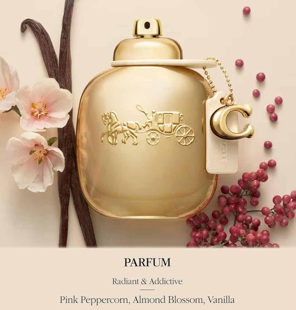 Coach Gold Parfum  9ml Sample Atomizer