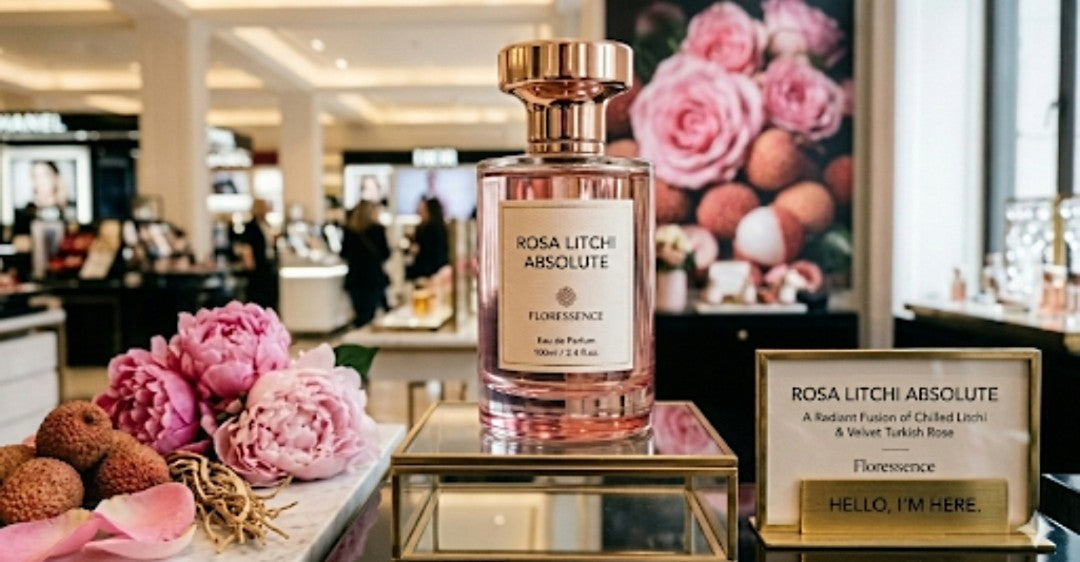 9ml Sample | Floressence Rosa Litchi EDP - Decant by Floressence