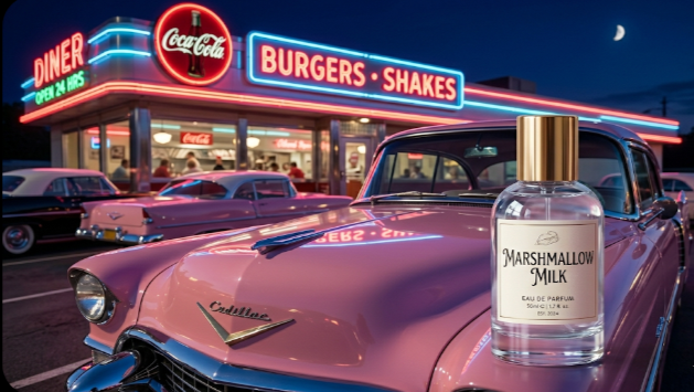 Marshmallow Milk "M&M" EDP by Floressence  9ml Sample Atomizer