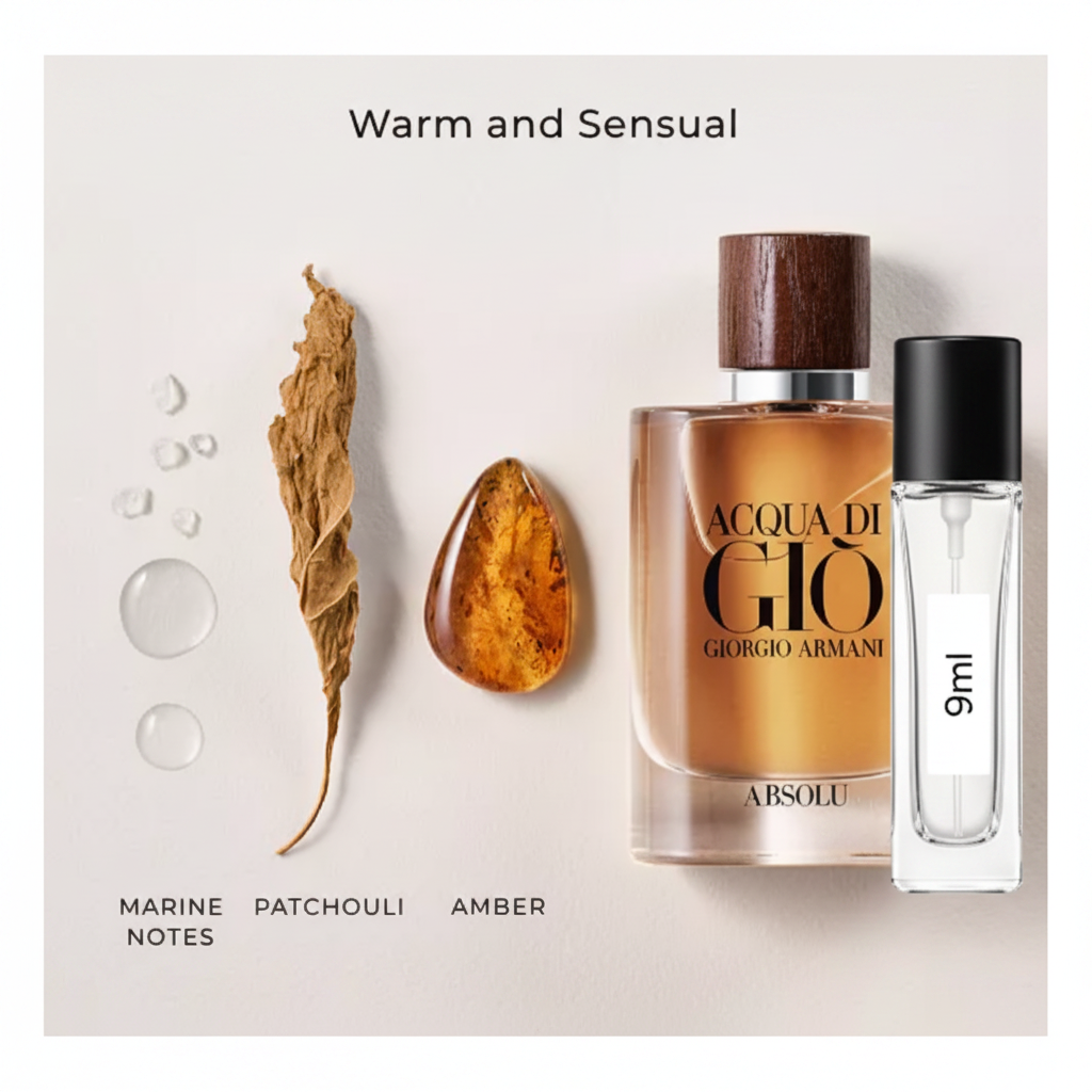Acqua di Gio Absolu + 9ml Atomizer