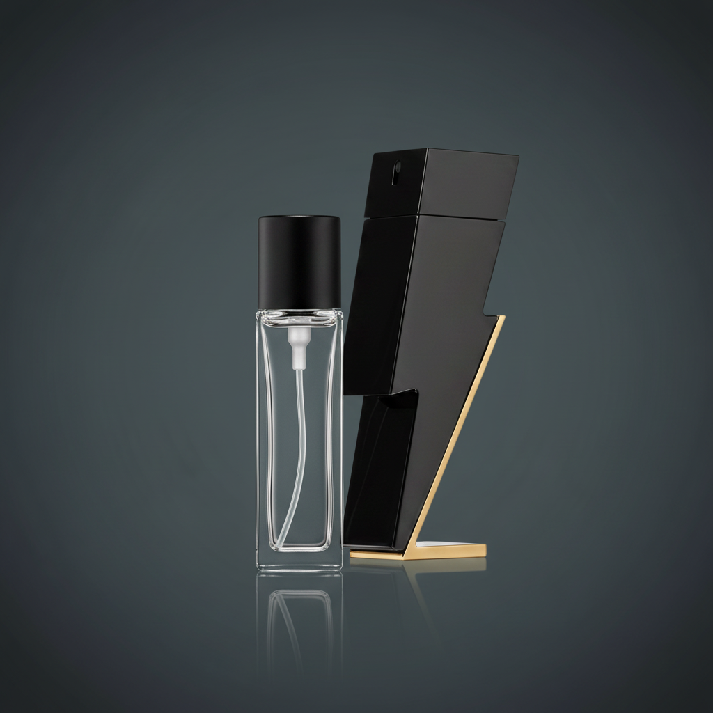 Carolina Herrera Bad Boy — Atomizer In Front Redo