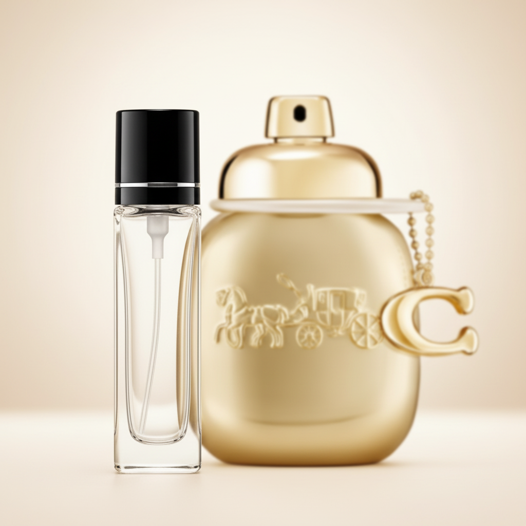 Coach Gold Parfum — Atomizer In Front