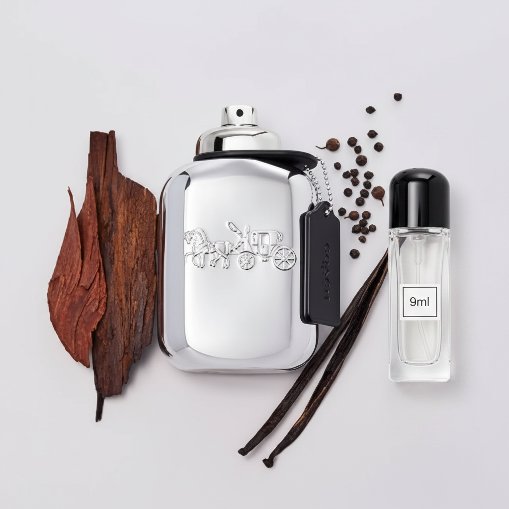 Coach Platinum for Men + 9ml Atomizer