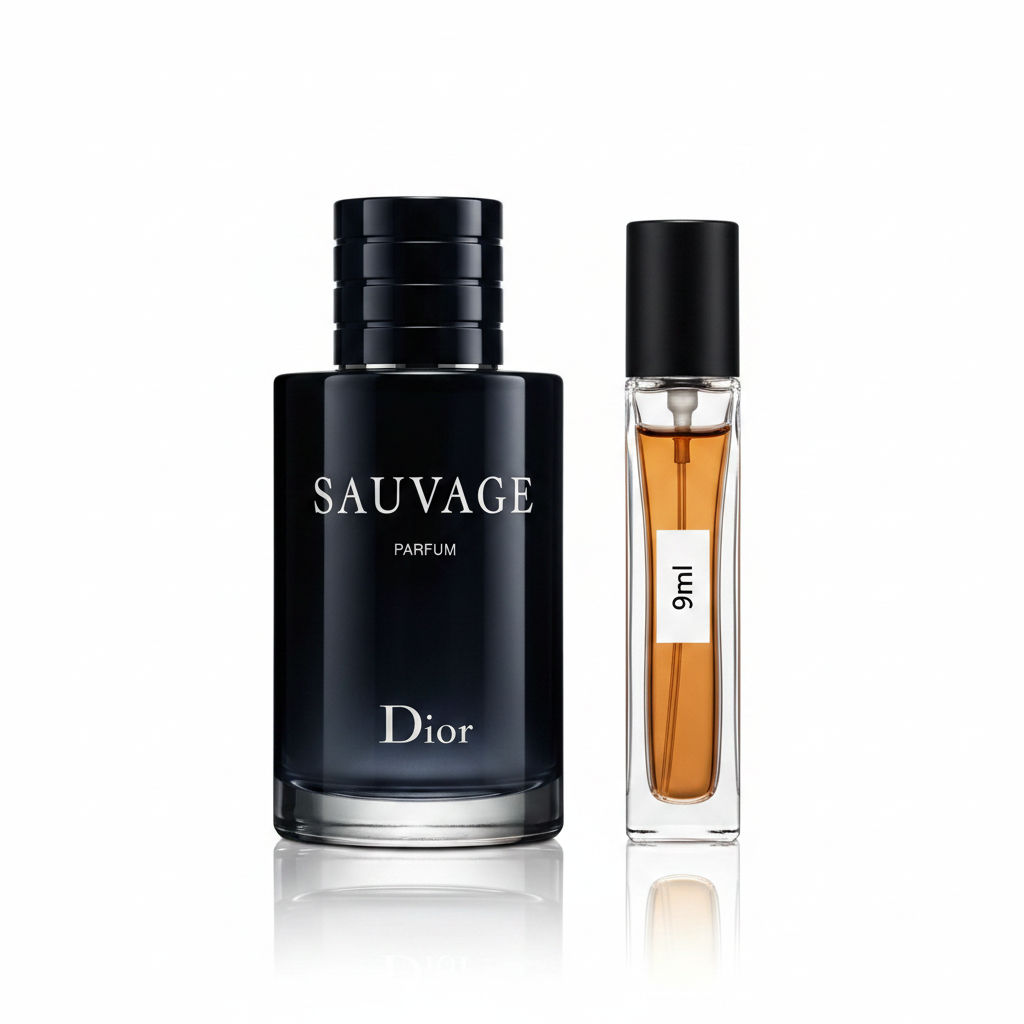Dior Sauvage Parfum + 9ml Atomizer